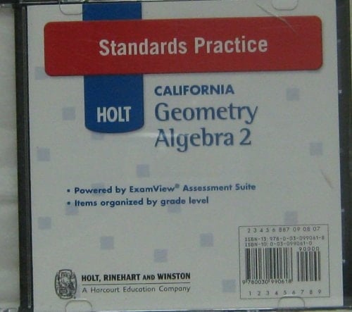 Standards Practice CD-R Hlt CA Geom 2008