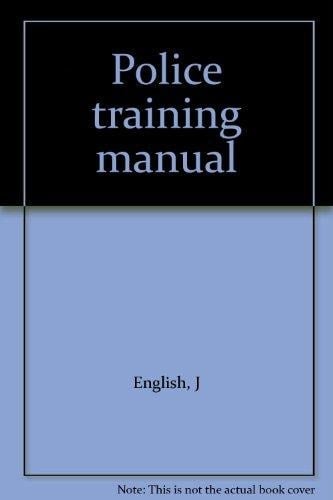 Police Training Manual