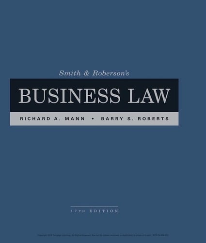 Smith and Roberson’s Business Law