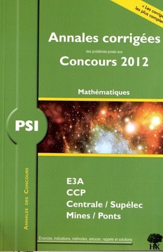Mathématiques PSI 2012