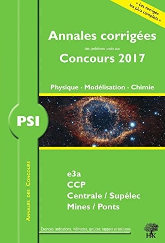 PSI Physique, Modélisation, Chimie