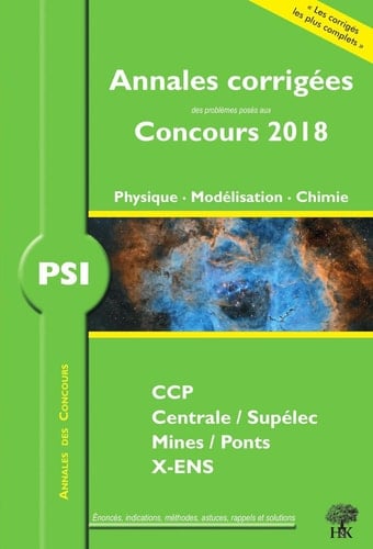 Physique, modélisation, chimie PSI