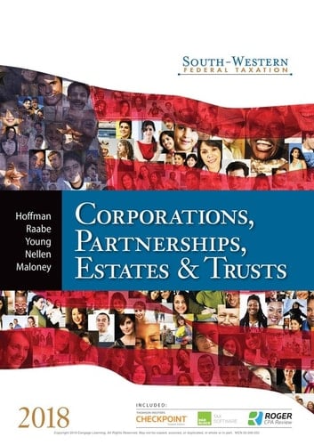 South-Western Federal Taxation 2018: Corporations, Partnerships, Estates and Trusts 2018 (Book Only)