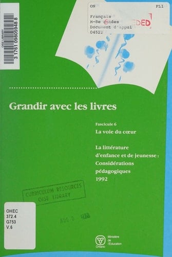 Grandir avec les livres