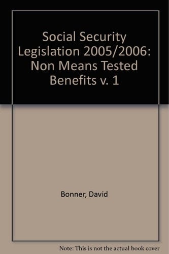 Social Security Legislation 2005