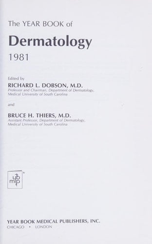 Year Book of Dermatology, 1981