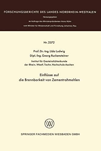 Einflüsse auf die Brennbarkeit von Zementrohmehlen