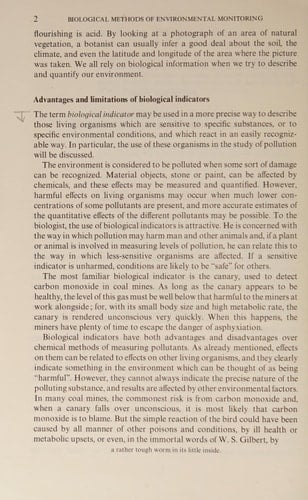 Measuring and Monitoring the Environment