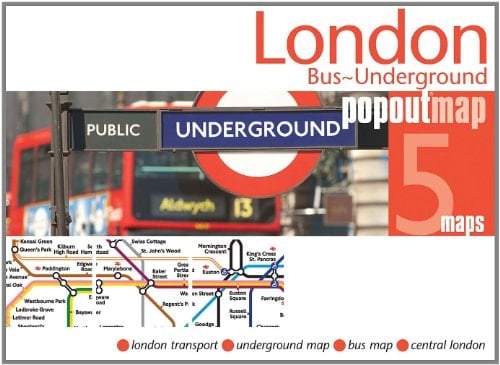 London Bus Underground Popout Map