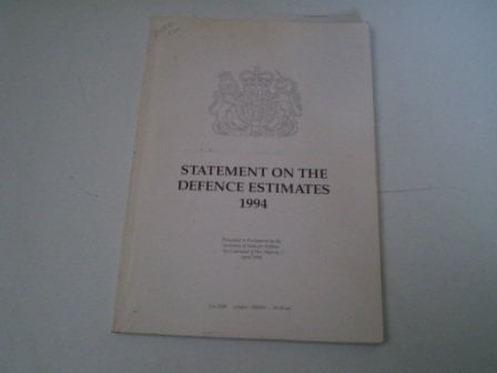 Statement on the Defence Estimates 1994