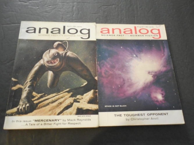 Analog Science Fiction & Fact, April 1962, Featuring H. Beam Piper *A Slave Is a Slave* (Volume LXIX No. 2)