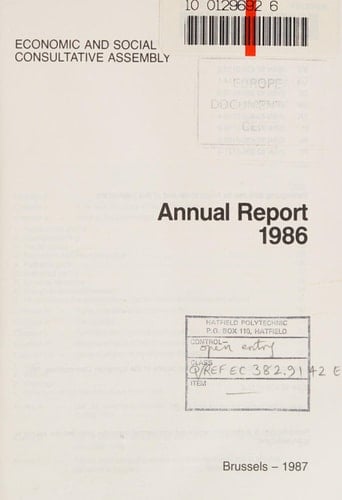 Annual Report, 1986
