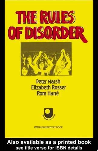 The Rules of Disorder