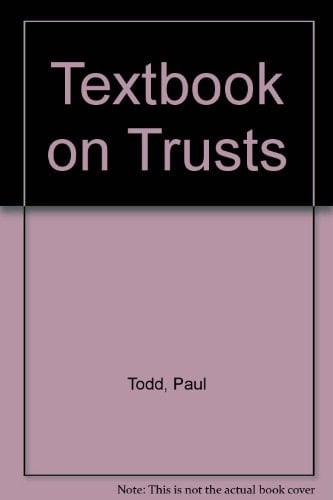 Textbook on Trusts