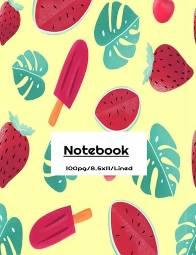 Notebook : 100pg/ 8.5x11/ Lined