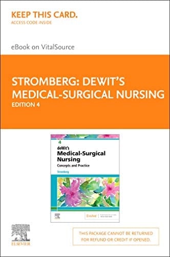 deWit's Medical-Surgical Nursing Elsevier eBook on VitalSource (Retail Access Card): Concepts and Practice