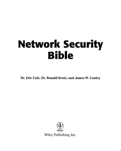 Network Security Bible