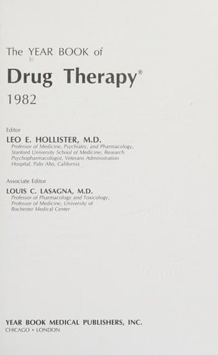 The Year Book of Drug Therapy 1982