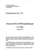 From GATT to WTO and beyond