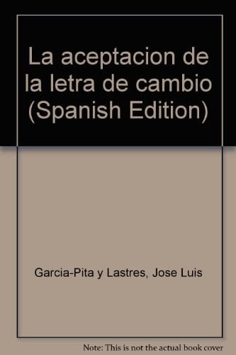 La aceptación de la letra de cambio