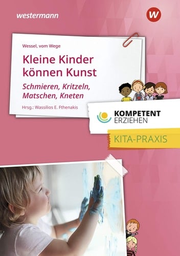Kleine Kinder können Kunst Schmieren, Kritzeln, Matschen, Knete
