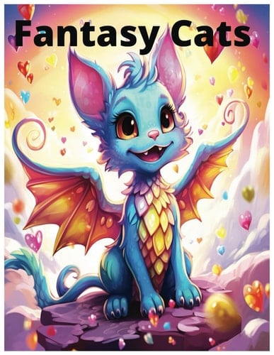 Fantasy Cats Coloring Book
