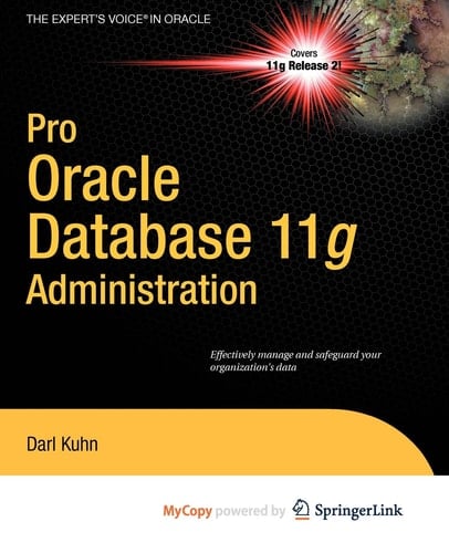 Pro Oracle Database 11g Administration