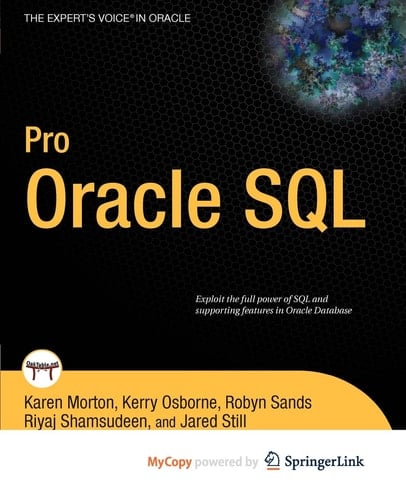 Pro Oracle SQL