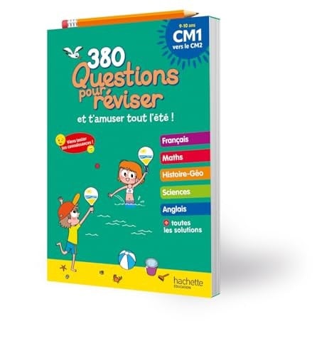 380 questions pour réviser CM1 vers le CM2 Avec un crayon