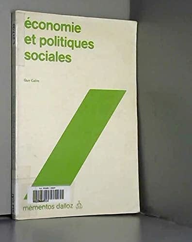 Economie et politiques sociales