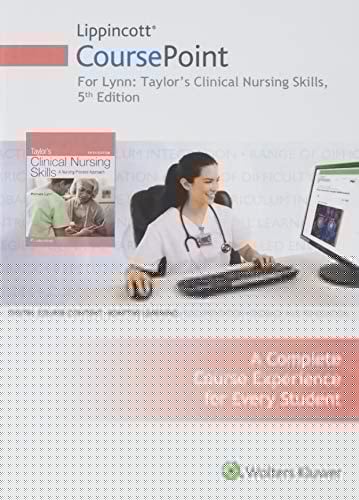 Lippincott Coursepoint for Taylor's Clinical Nursing Skills Passcode
