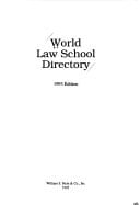 World Law School Directory: 1993