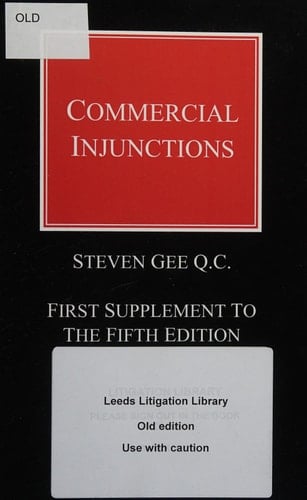 Commercial Injunctions