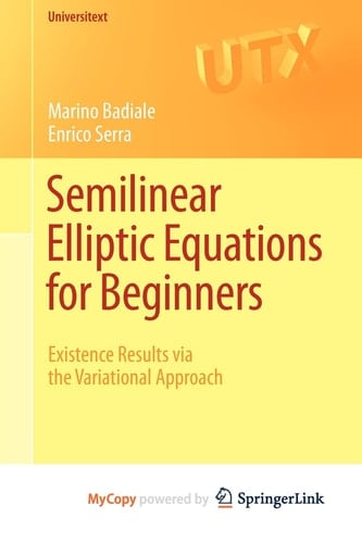 Semilinear Elliptic Equations for Beginners
