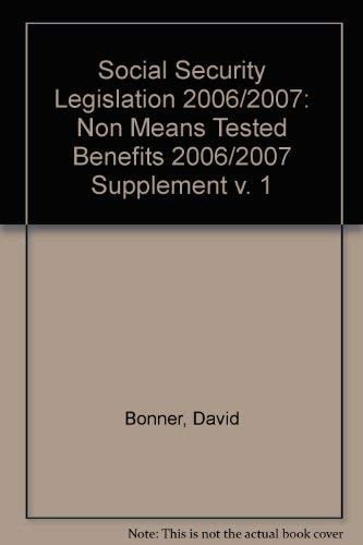 Social Security Legislation 2006