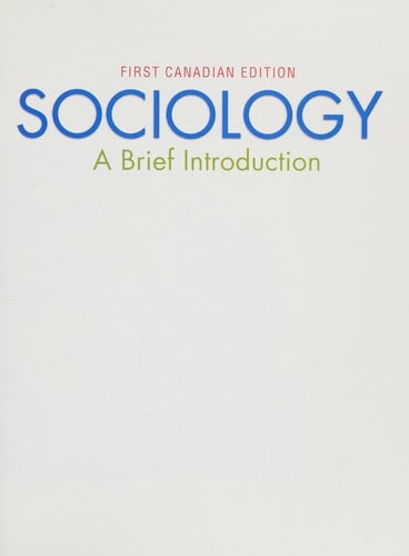 Sociology A Brief Introduction