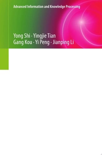 Optimization Based Data Mining: Theory and Applications