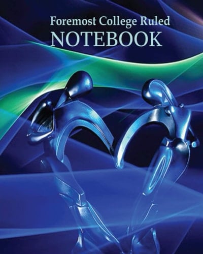 Foremost College Ruled Notebook KJNVQBMN: 120 Pages of Lined Writing Notebook, Writing Journal Lines Notebook for Boys, College Ruled Blank Lined Cute Notebooks School, Writing Notes Journal