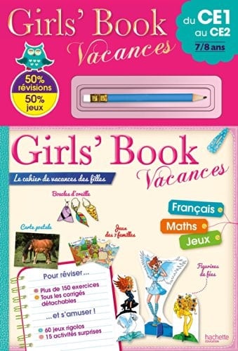 Girls' Book vacances du CE1 au CE2 7/8 ans