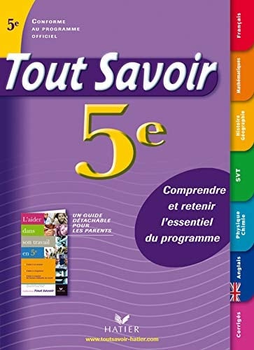 Tout savoir 3e
