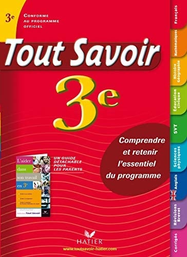 Tout savoir 3e