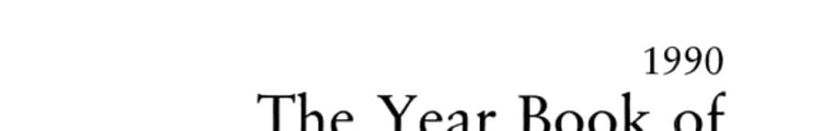 Yearbook of Medicine, 1990