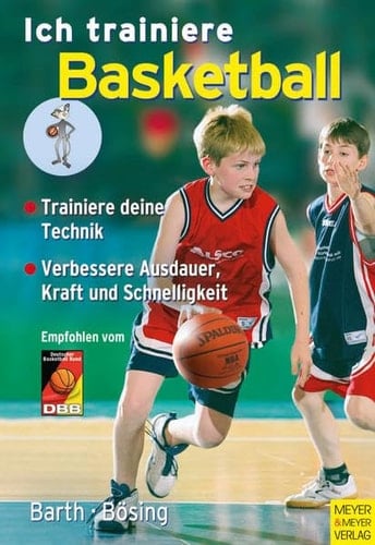 Ich trainiere Basketball
