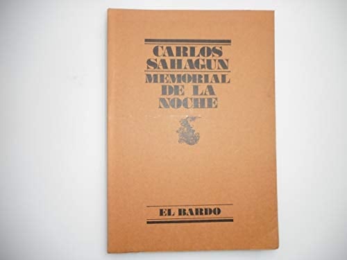 Memorial de la noche: 1957-1975 (El Bardo ; 108) (Spanish Edition)