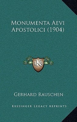Monumenta Aevi Apostolici (1904) (Latin Edition)