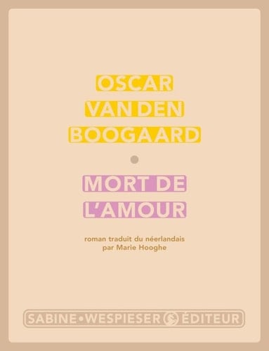 Mort de l'amour roman