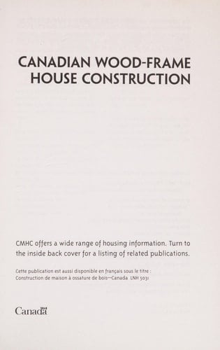 Canadian Wood-frame House Construction