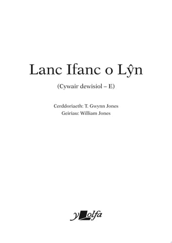 Lanc Ifanc o L?n (Cywair Dewisiol - E)