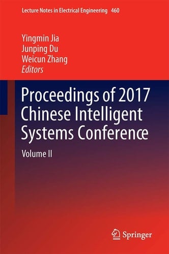 Proceedings of 2017 Chinese Intelligent Systems Conference Volume II