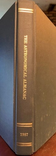 Astronomical Almanac for the Year, 1987